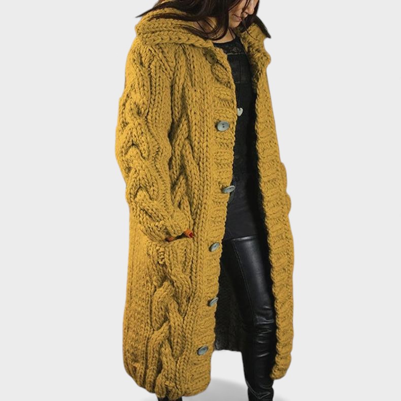 Alicia™ | Elegant and cosy coat with abdominal coverage