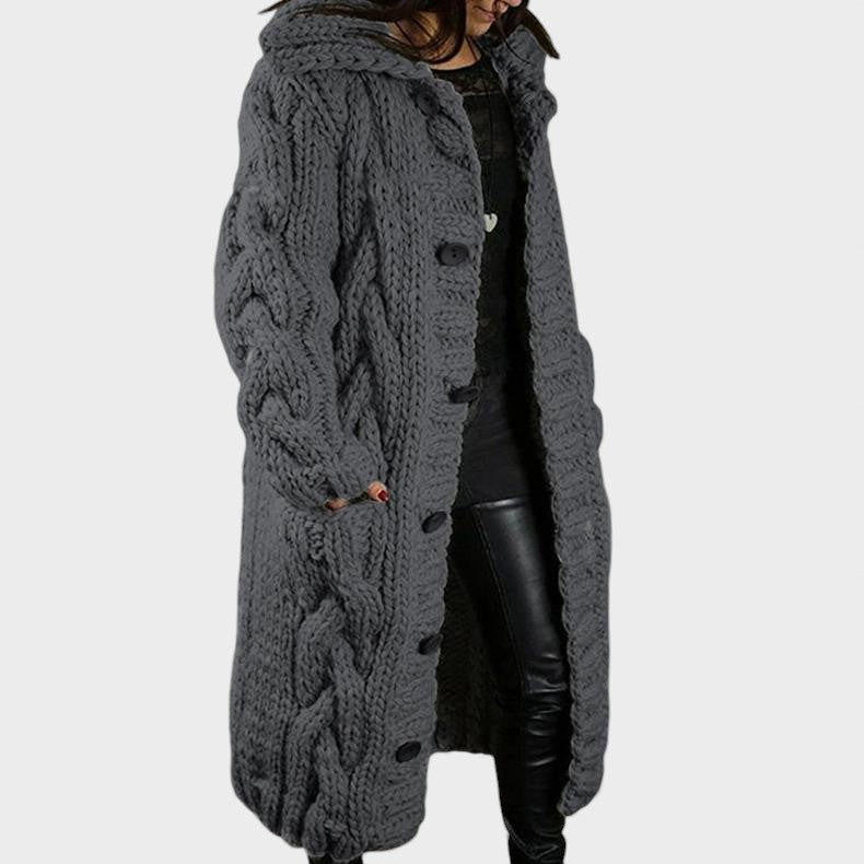 Alicia™ | Elegant and cosy coat with abdominal coverage