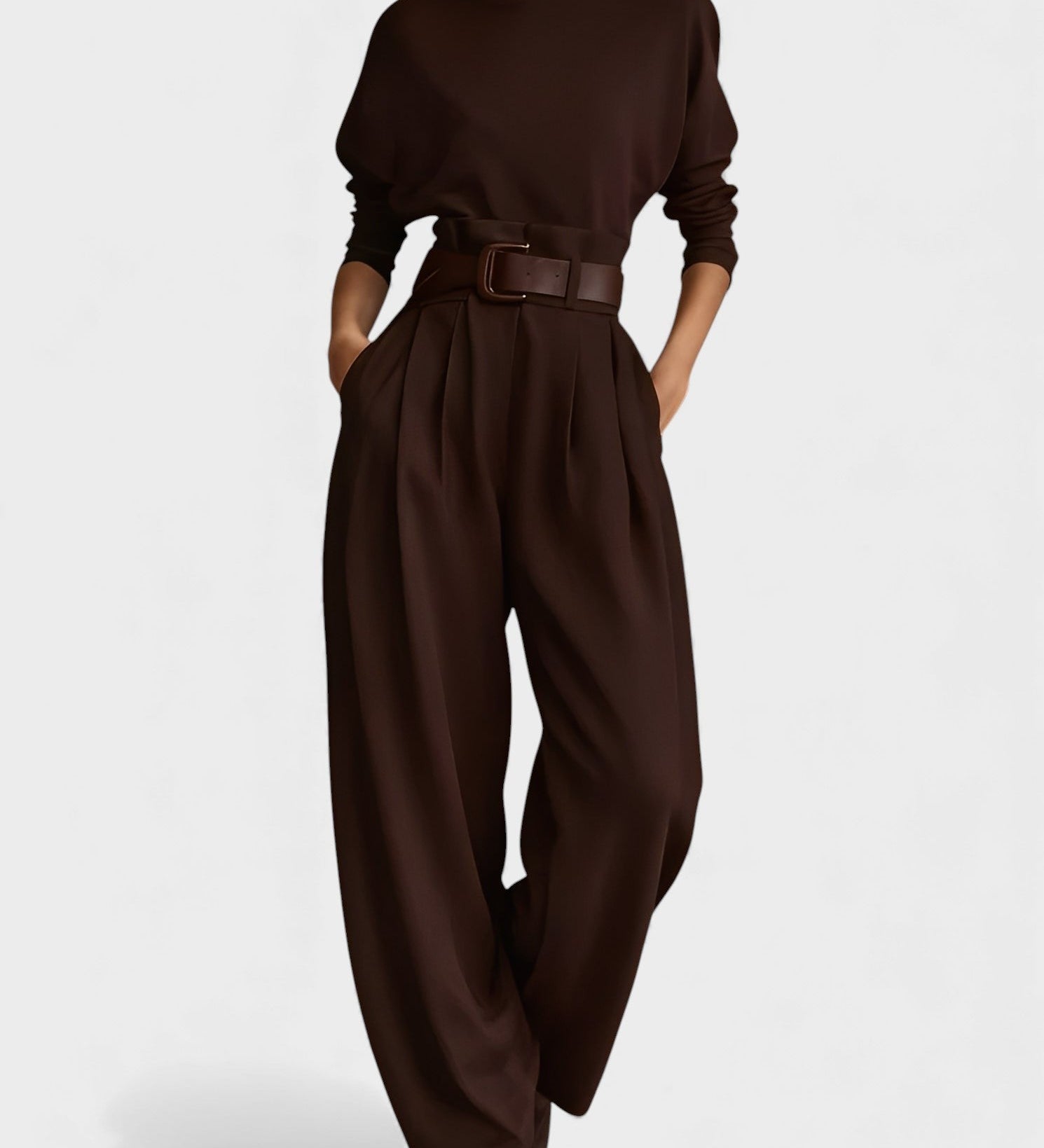 Jacinta™ | Elegant Set with High Neck