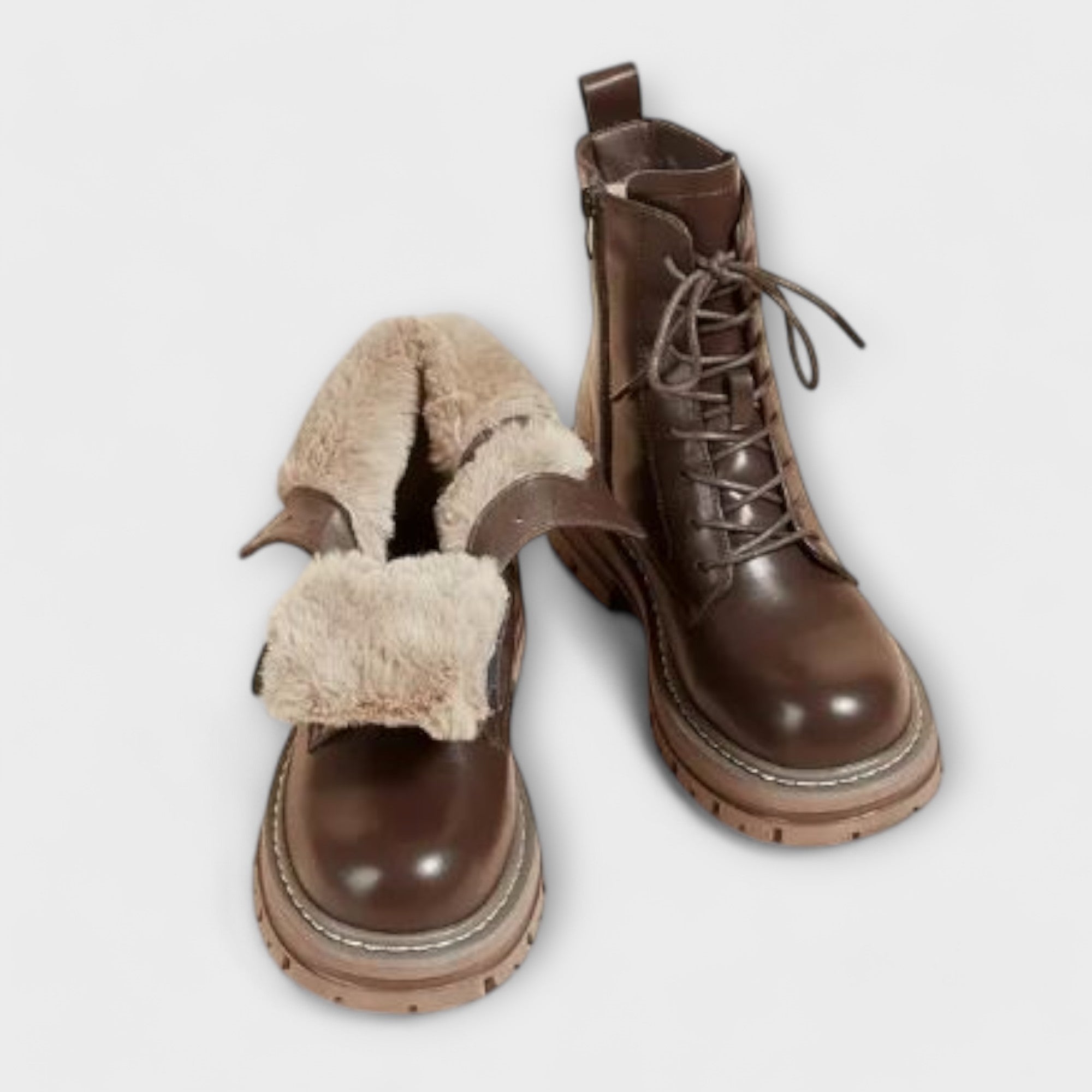 Lourdes | Modern and Durable Warm Leather Boots