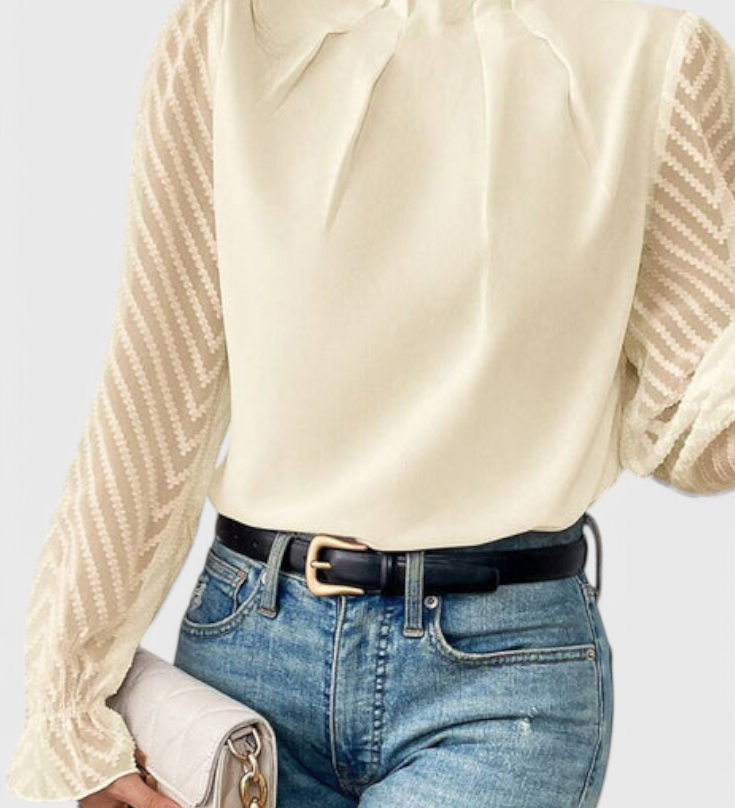 Helga Nautical Long Sleeve Blouse