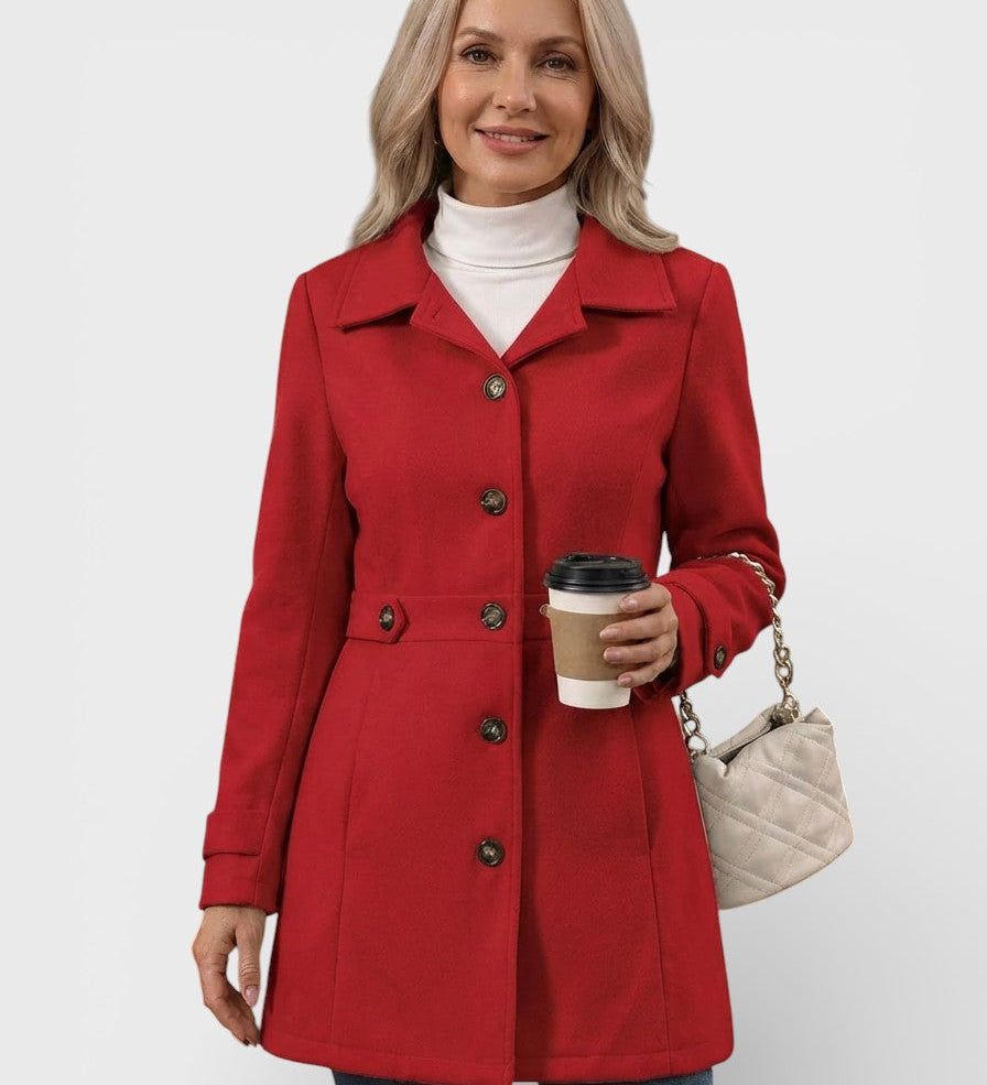 Isabel™ | Comfortable and Timeless Wool Coat