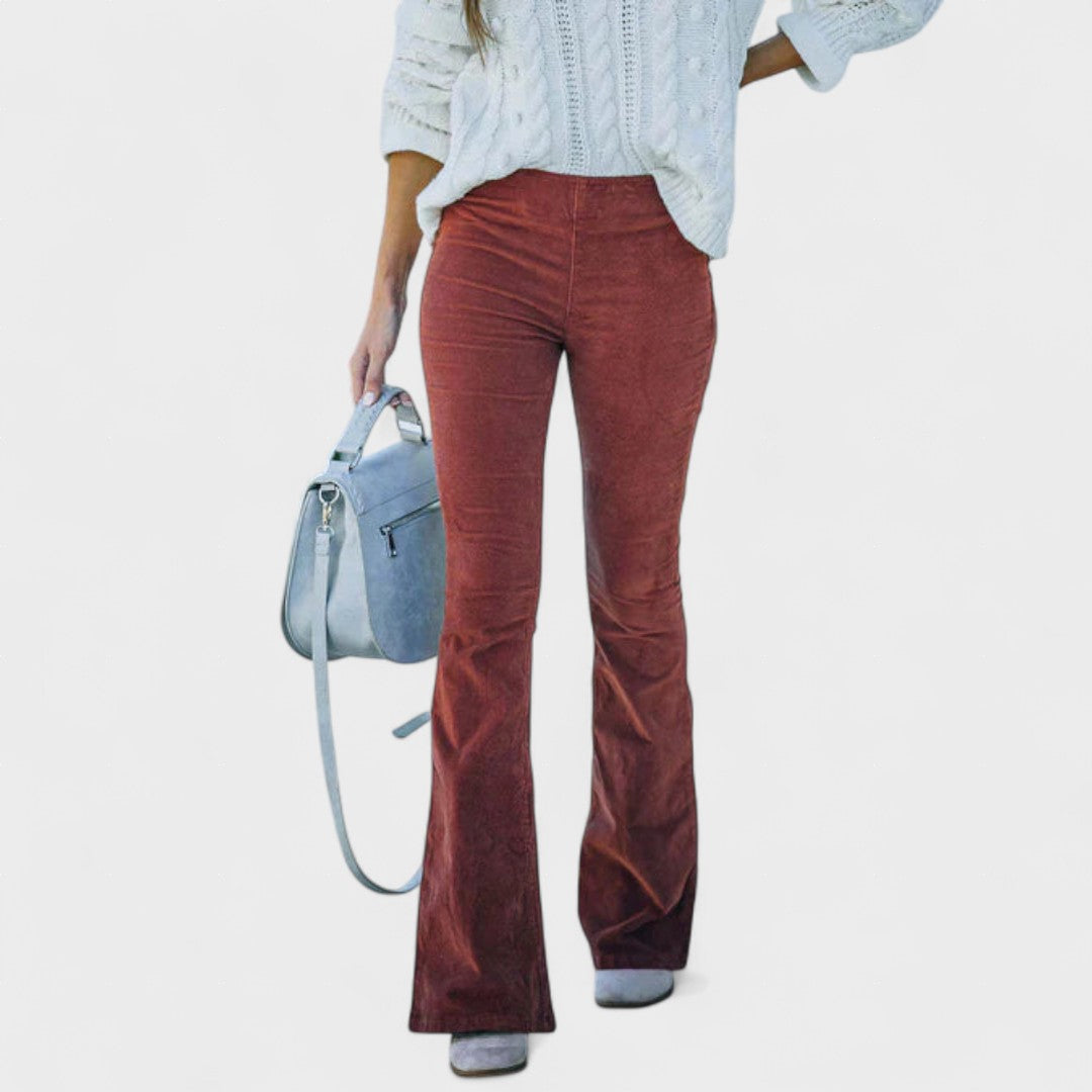 Adriana™ | Flared Corduroy Trousers
