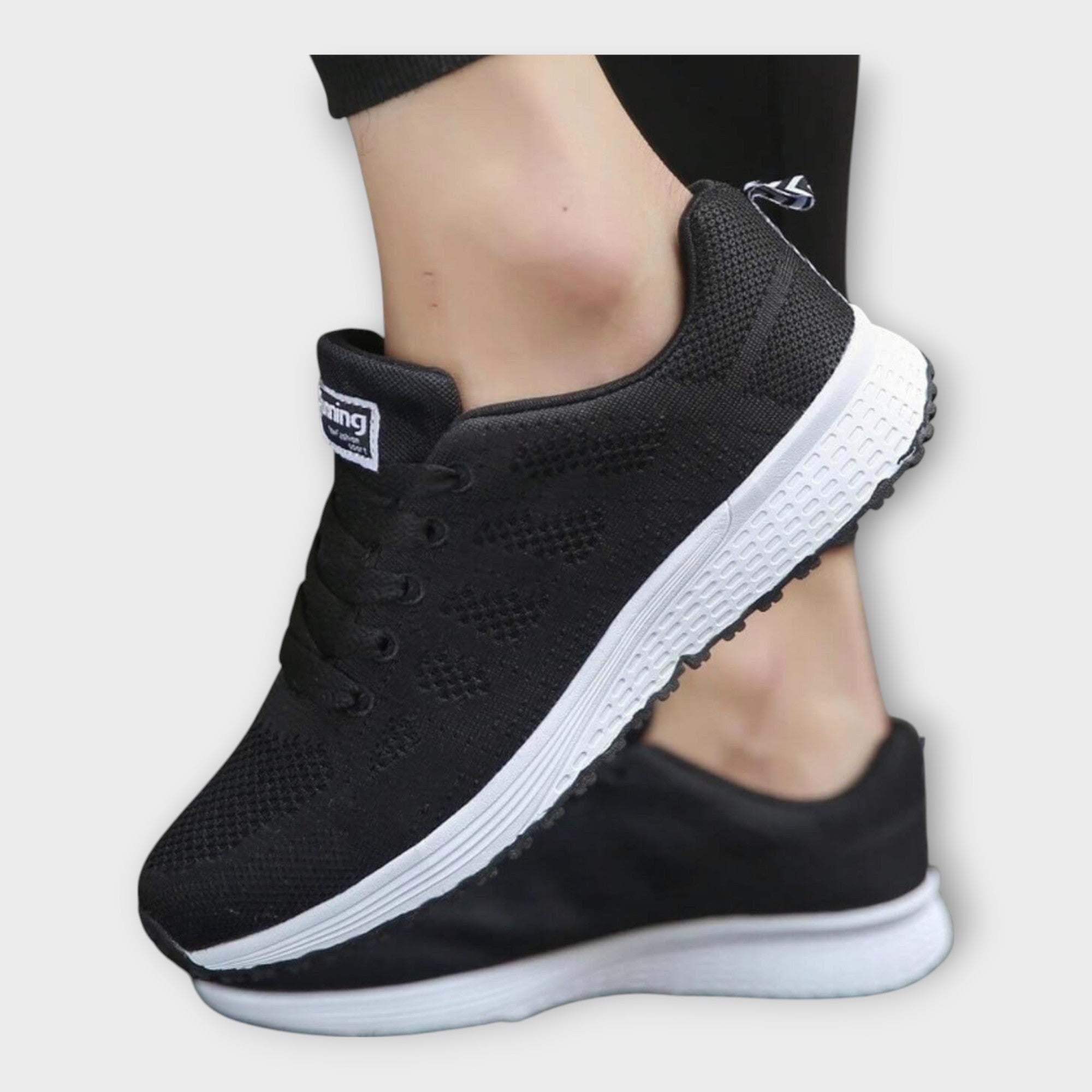 Knitted Sports Trainers with Non-Slip Sole