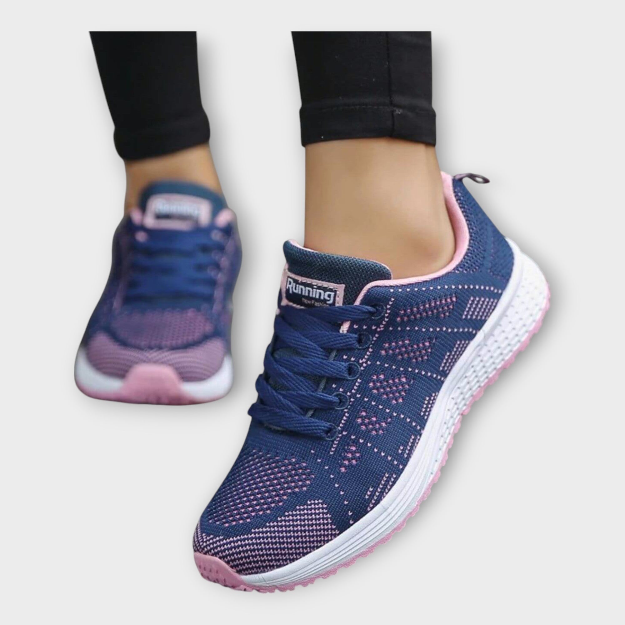 Knitted Sports Trainers with Non-Slip Sole