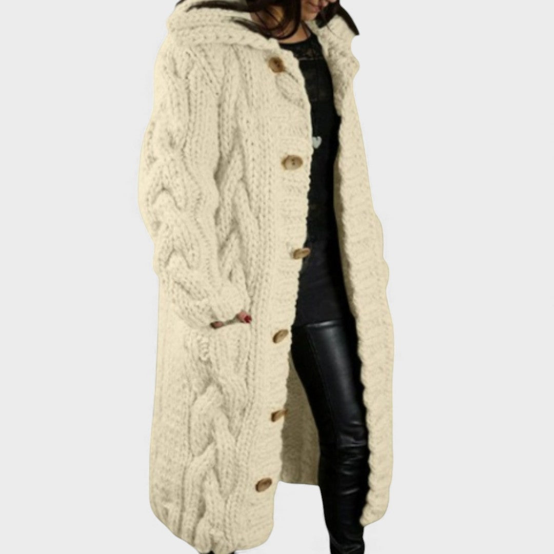 Alicia™ | Elegant and cosy coat with abdominal coverage