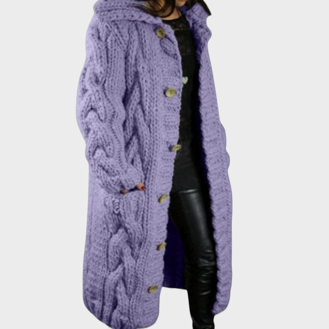 Alicia™ | Elegant and cosy coat with abdominal coverage