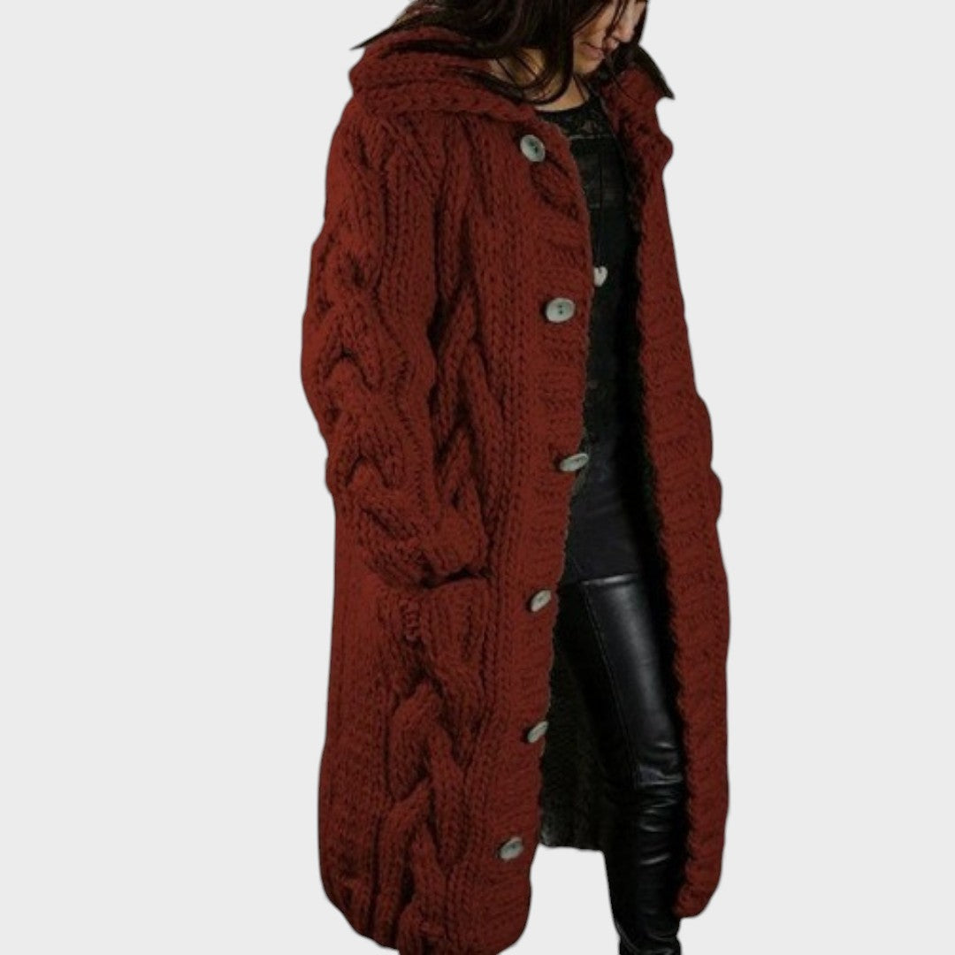 Alicia™ | Elegant and cosy coat with abdominal coverage