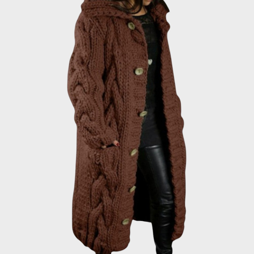 Alicia™ | Elegant and cosy coat with abdominal coverage