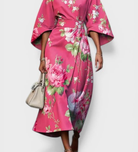 Noelia™ | Elegant and Flowing Floral Dress