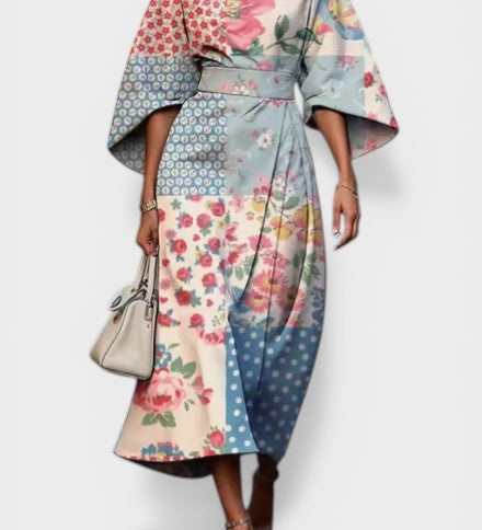 Noelia™ | Elegant and Flowing Floral Dress