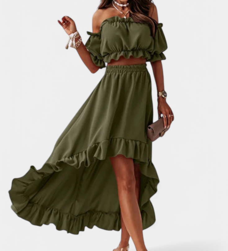 Katja | Off-Shoulder 2-Piece Set