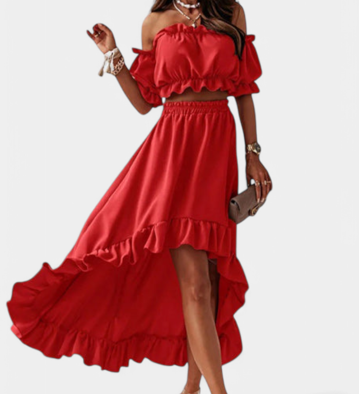 Katja | Off-Shoulder 2-Piece Set