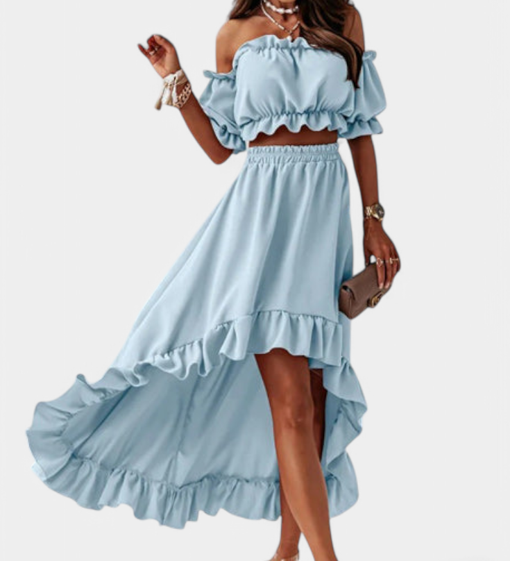 Katja Off-Shoulder Two-Piece Set