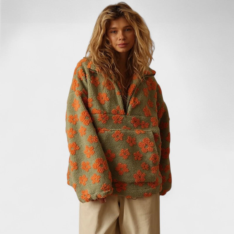 Dalia™ | Warm and Modern Fleece Sweatshirt