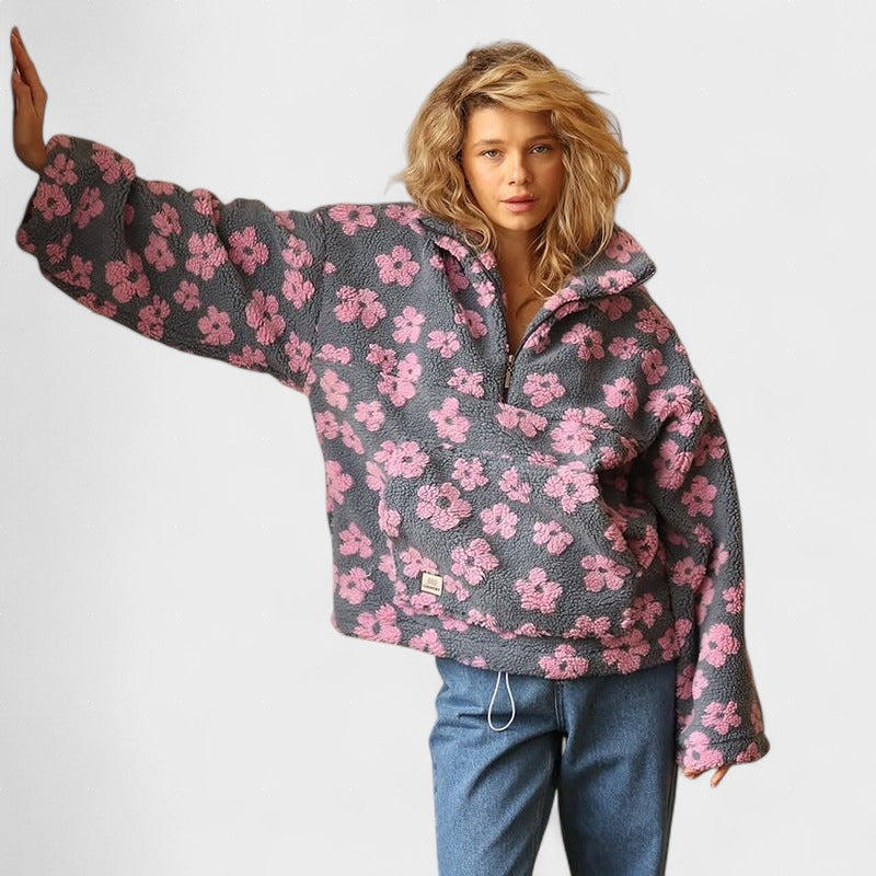 Dalia™ | Warm and Modern Fleece Sweatshirt