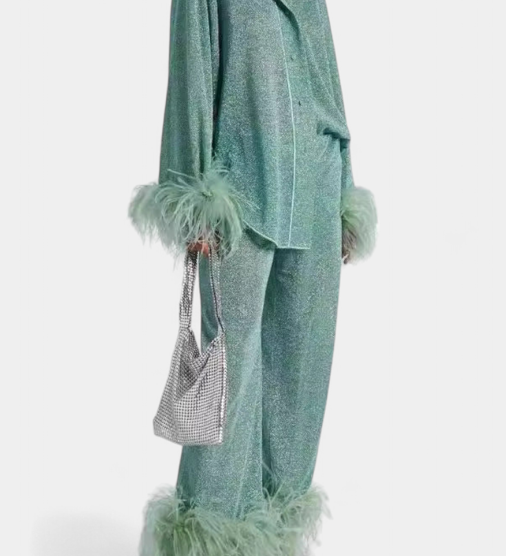 Polina | Set of 2 Pieces with Feathers