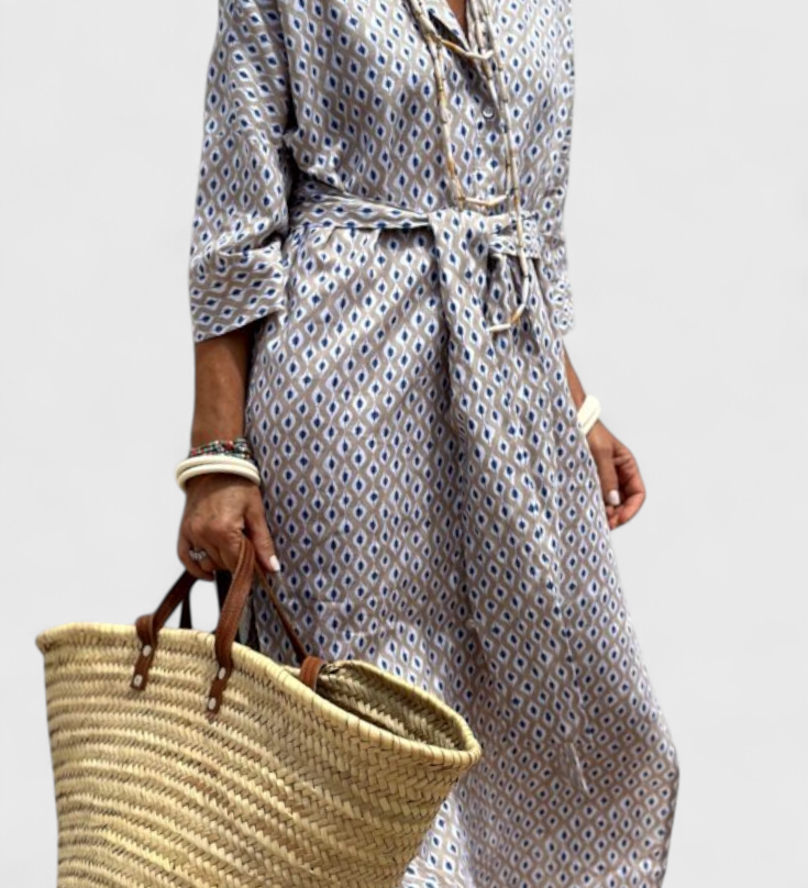 Sherlyn Timeless Striped Shirt Dress