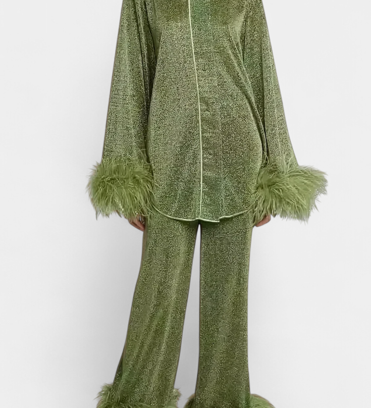 Polina | Set of 2 Pieces with Feathers