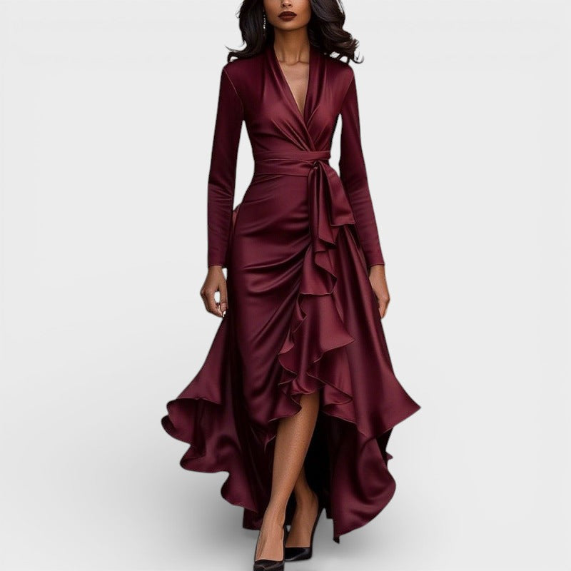 Verónica™ | Long Dress of Fluid Elegance