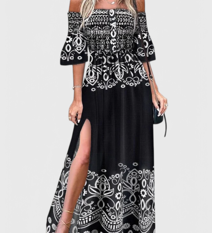 Giulia Off-Shoulder Floral Maxi Dress