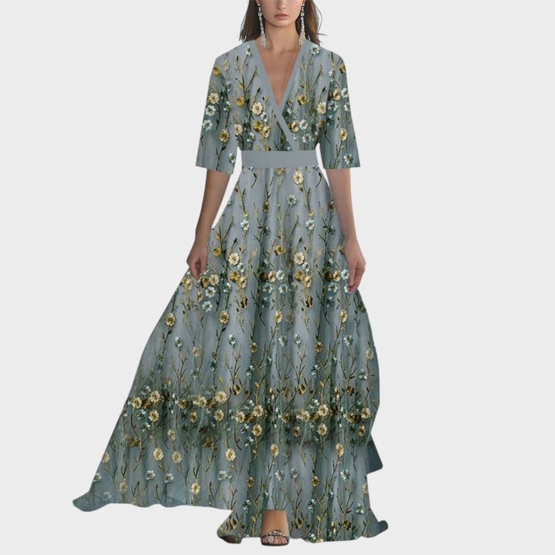 Helena™ | Maxi dress with stunning floral print