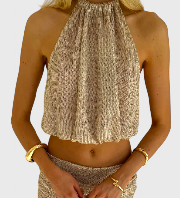 Zhenya Two-Piece Halter Set