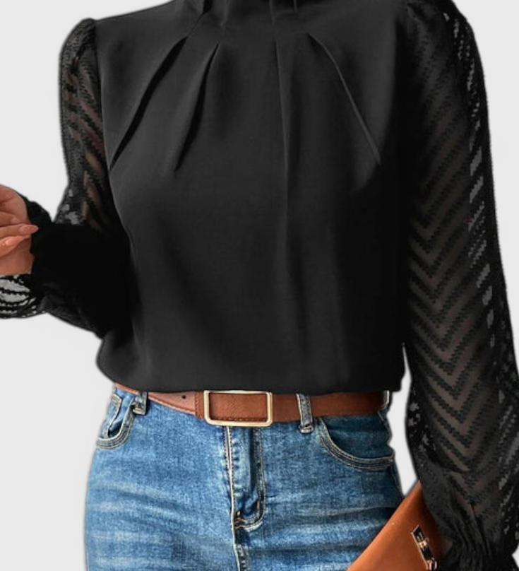 Helga Nautical Long Sleeve Blouse