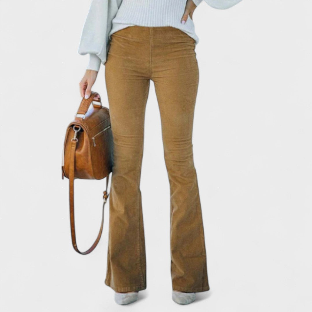 Adriana™ | Flared Corduroy Trousers