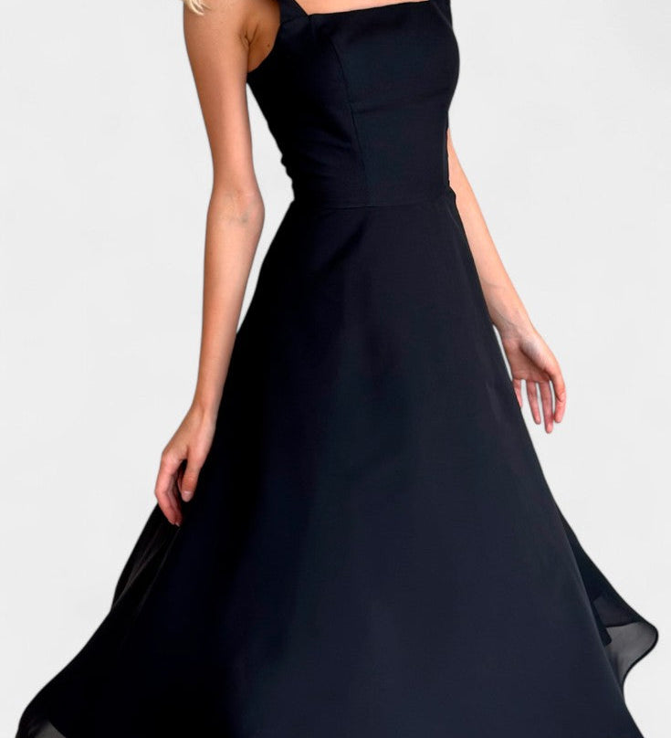 Mary Sleeveless Midi A-Line Dress