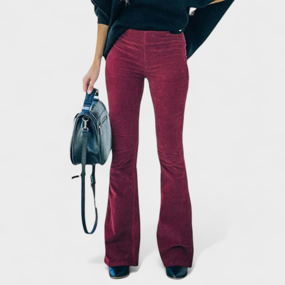 Adriana™ | Flared Corduroy Trousers