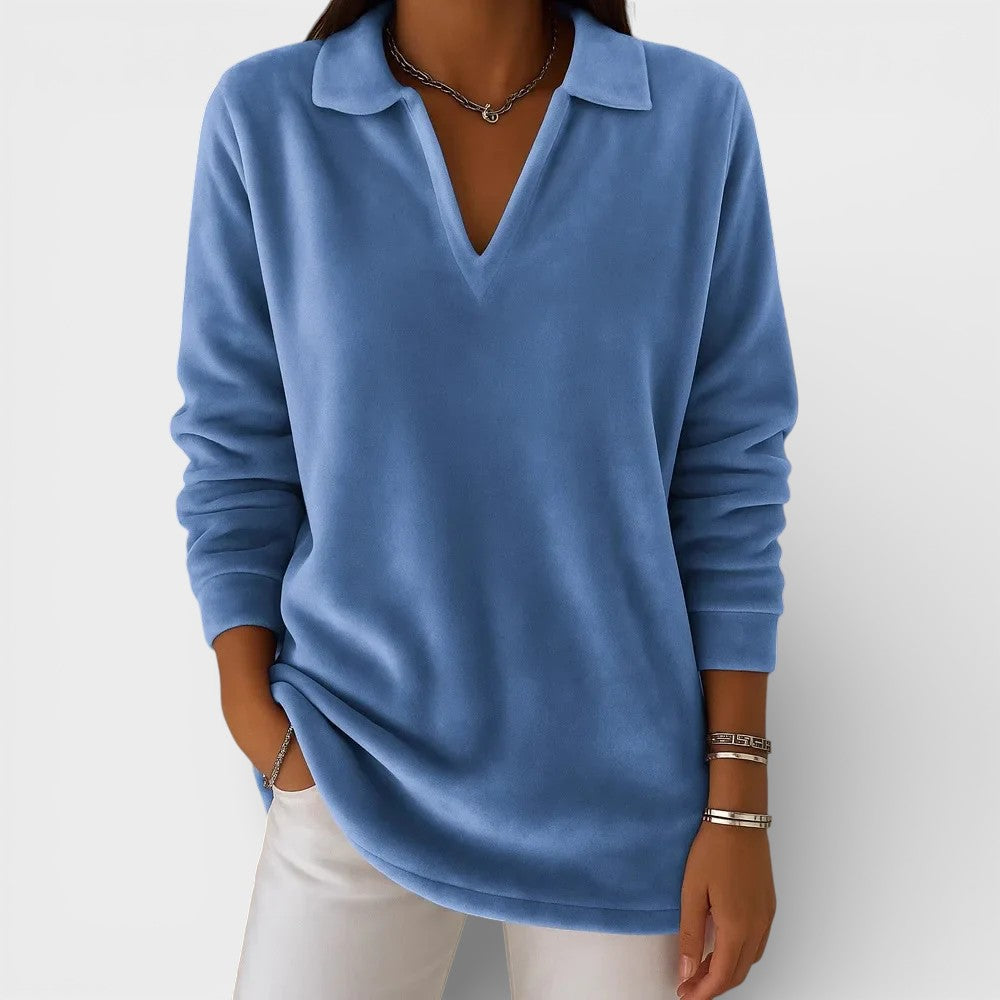 Amelia™ | Soft Jersey with V-Neck