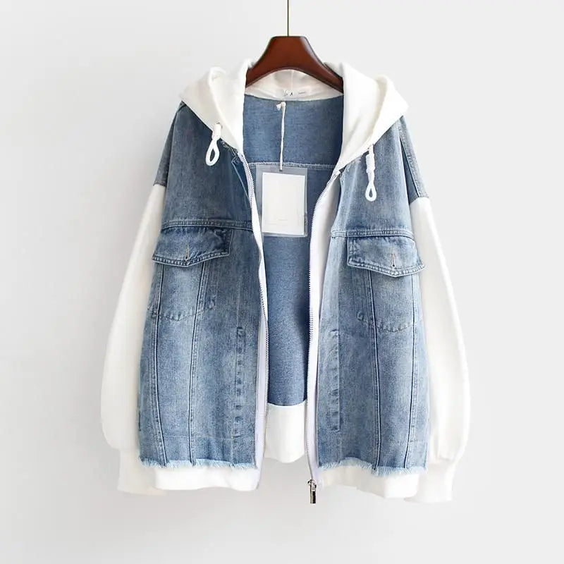 Aitana™ | Denim Jacket with Hood