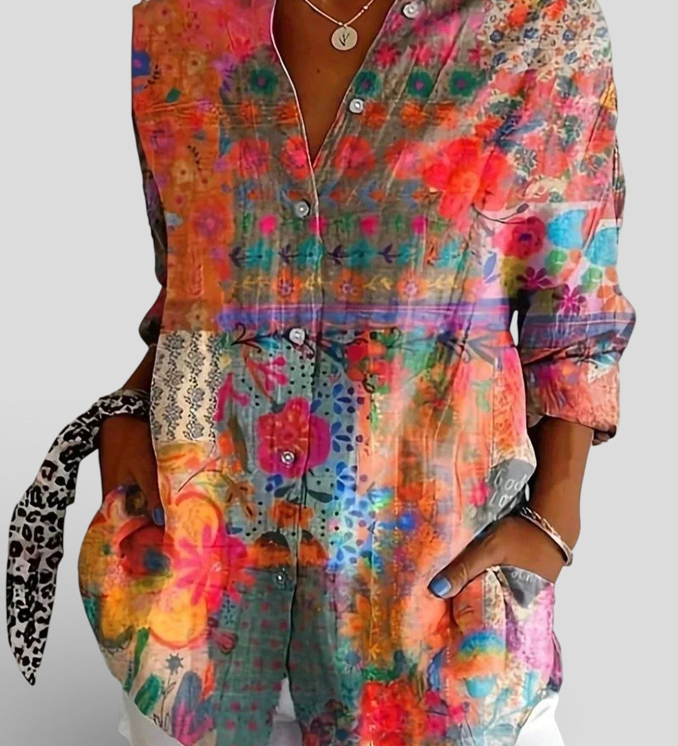 Nina™ | Colourful Printed Blouse