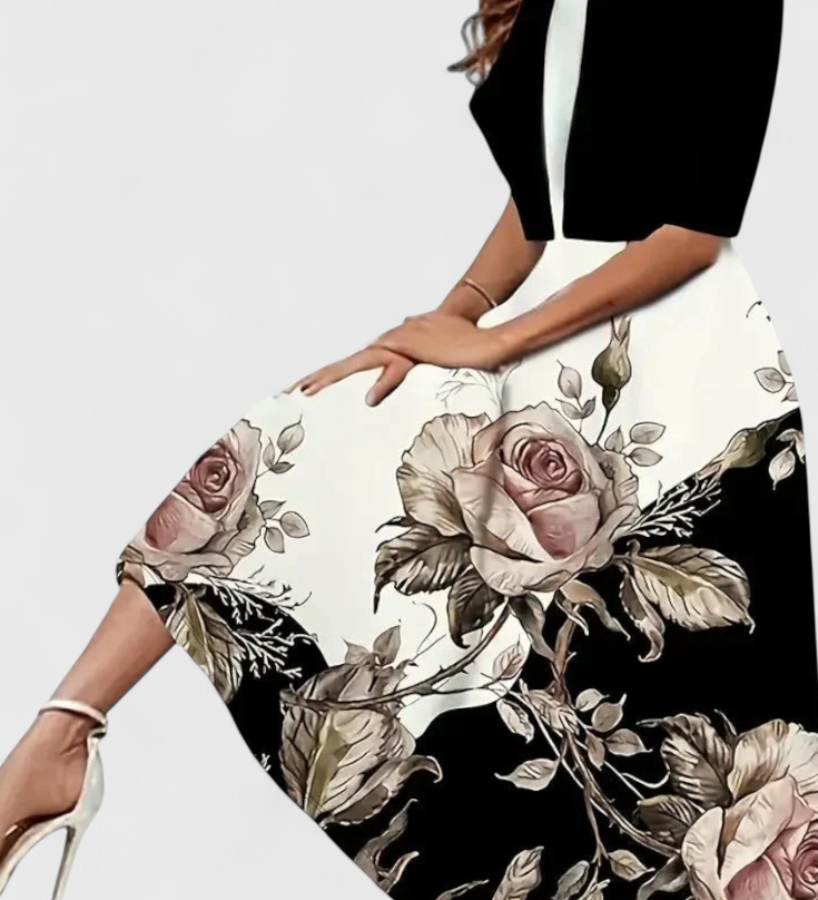 Blazer and Midi Dress Set Star