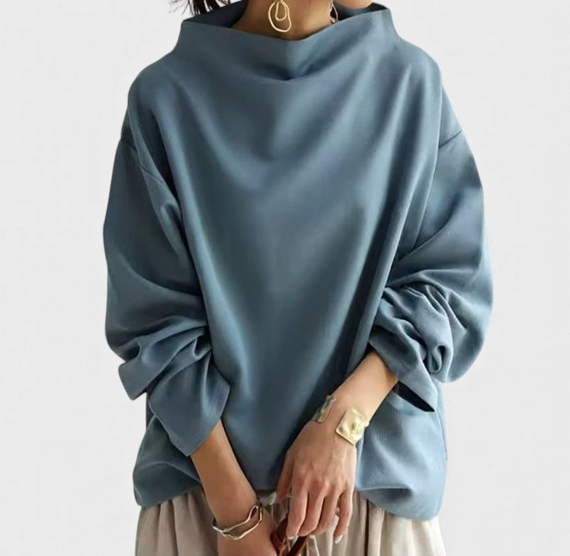Renée™ | Soft Knit Sweater with High Neck
