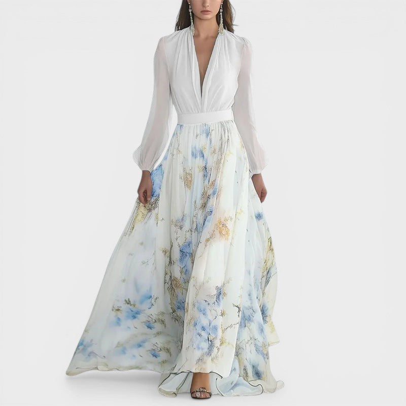Valeria™ | Elegant Floral Maxi Dress