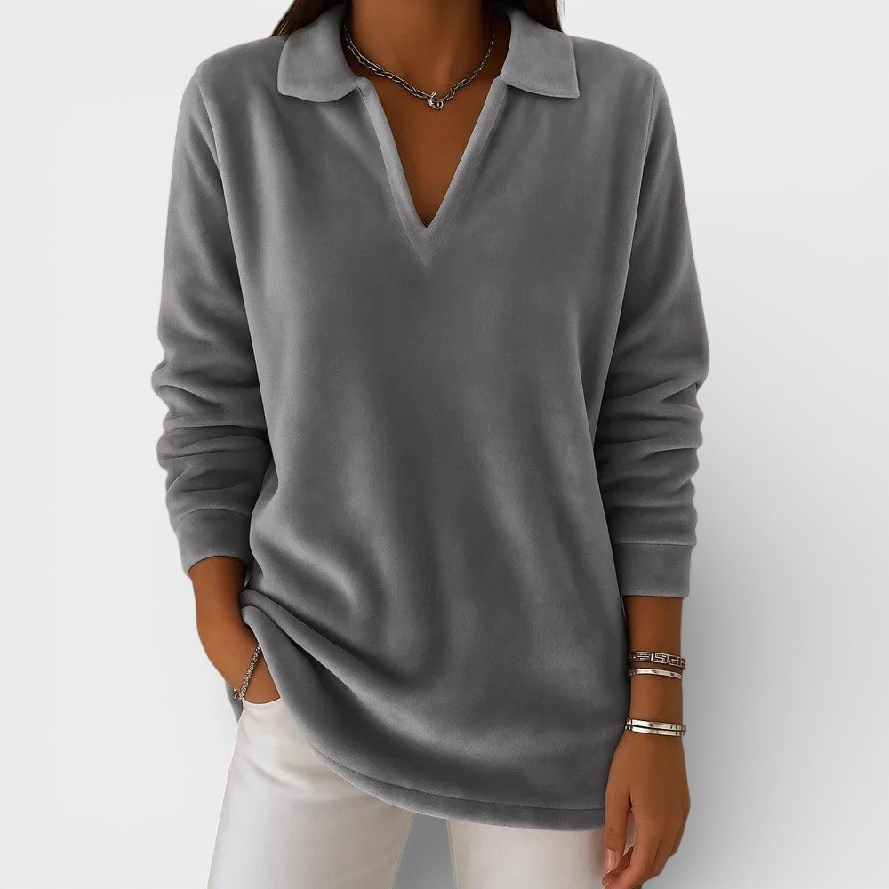 Amelia™ | Soft Jersey with V-Neck