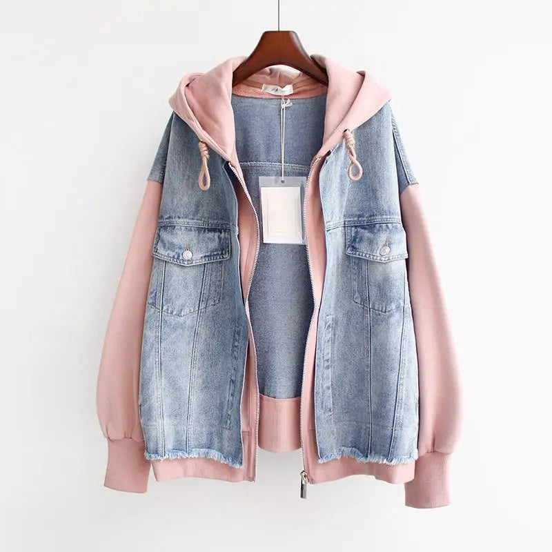 Aitana™ | Denim Jacket with Hood