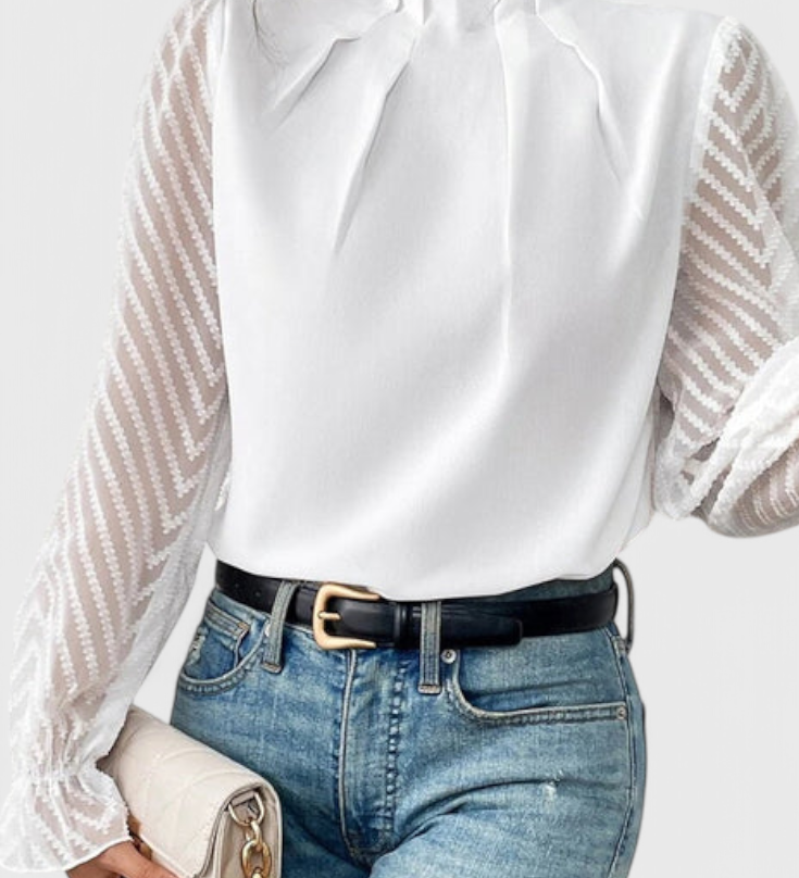 Helga Nautical Long Sleeve Blouse