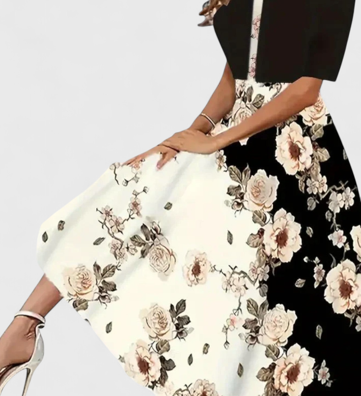 Blazer and Midi Dress Set Star