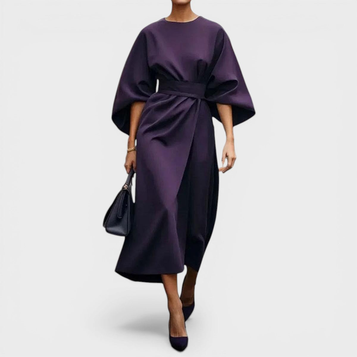 Elsa™ | Elegant Satin Maxi Dress