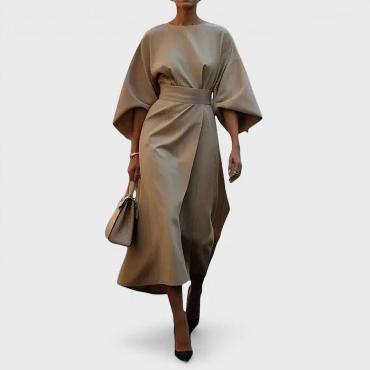 Elsa™ | Elegant Satin Maxi Dress