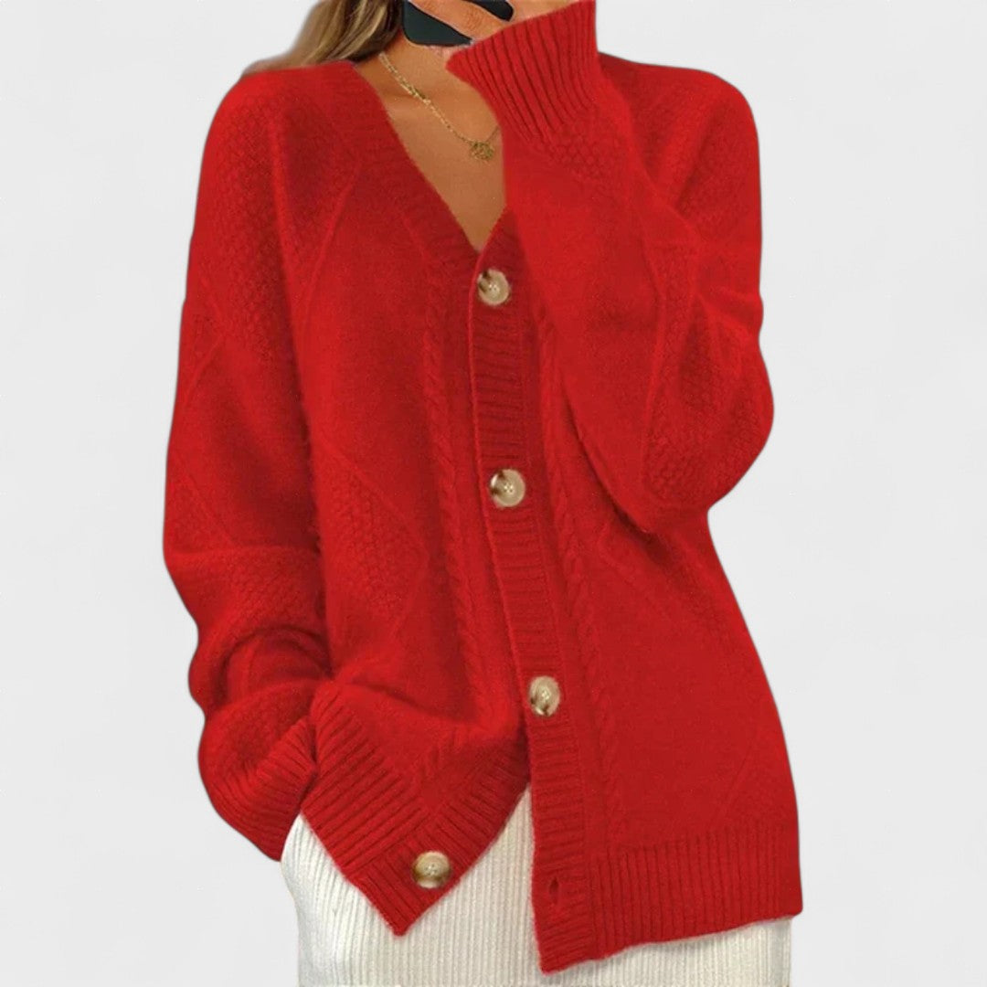 Claudia™ | Cable Knit Cardigan