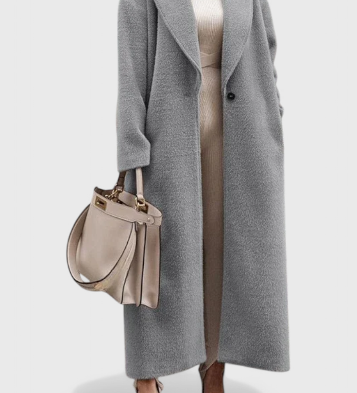 Chloe™ | Elegant Structured Full-Length Coat