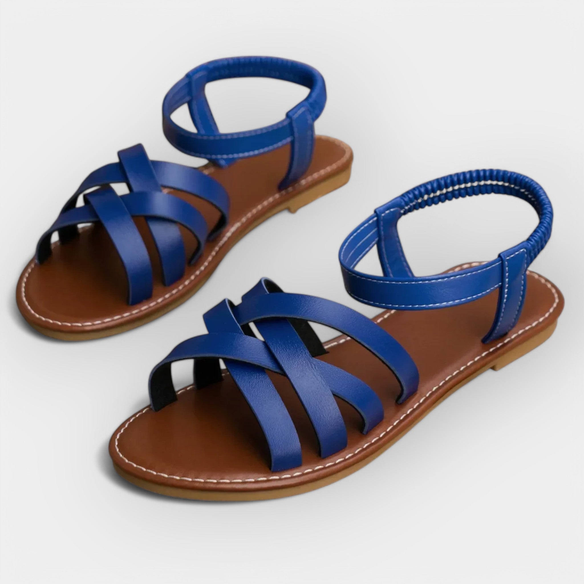 Handmade sandals with adjustable straps