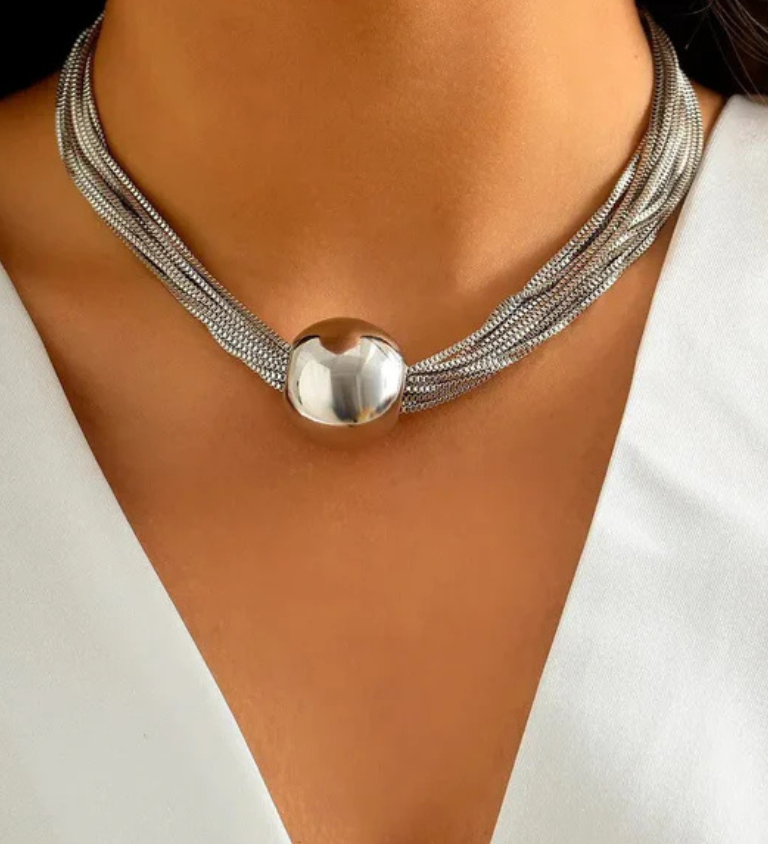 Carla™ | Sphere Necklace with Luxury Finish