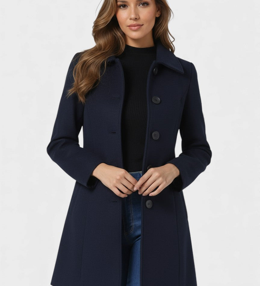 Raquel™ | Winter Trench with Simple Buttons