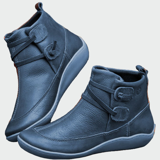Zoe | Premium Leather Orthopaedic Ankle Boots with Support