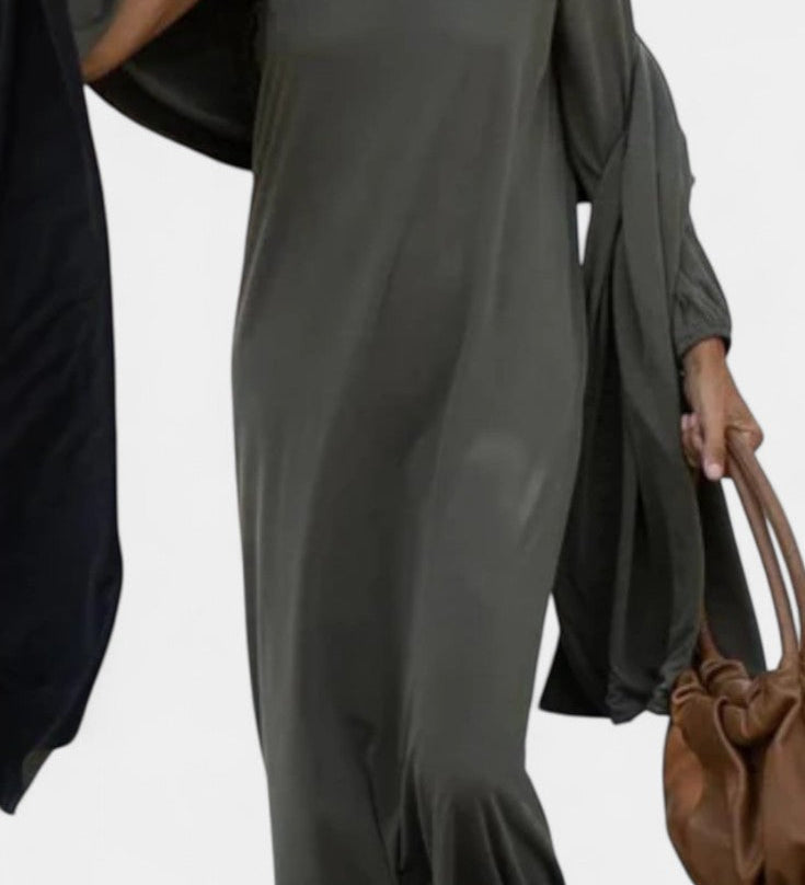 Elegant Midi Dress Maddie One Shoulder